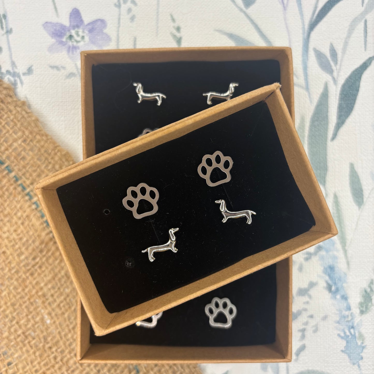 Dachshund Earring Set