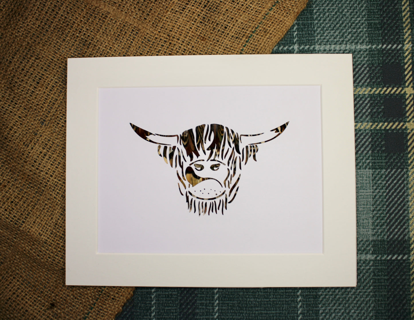"Hettie" Backed With Pheasant Feathers