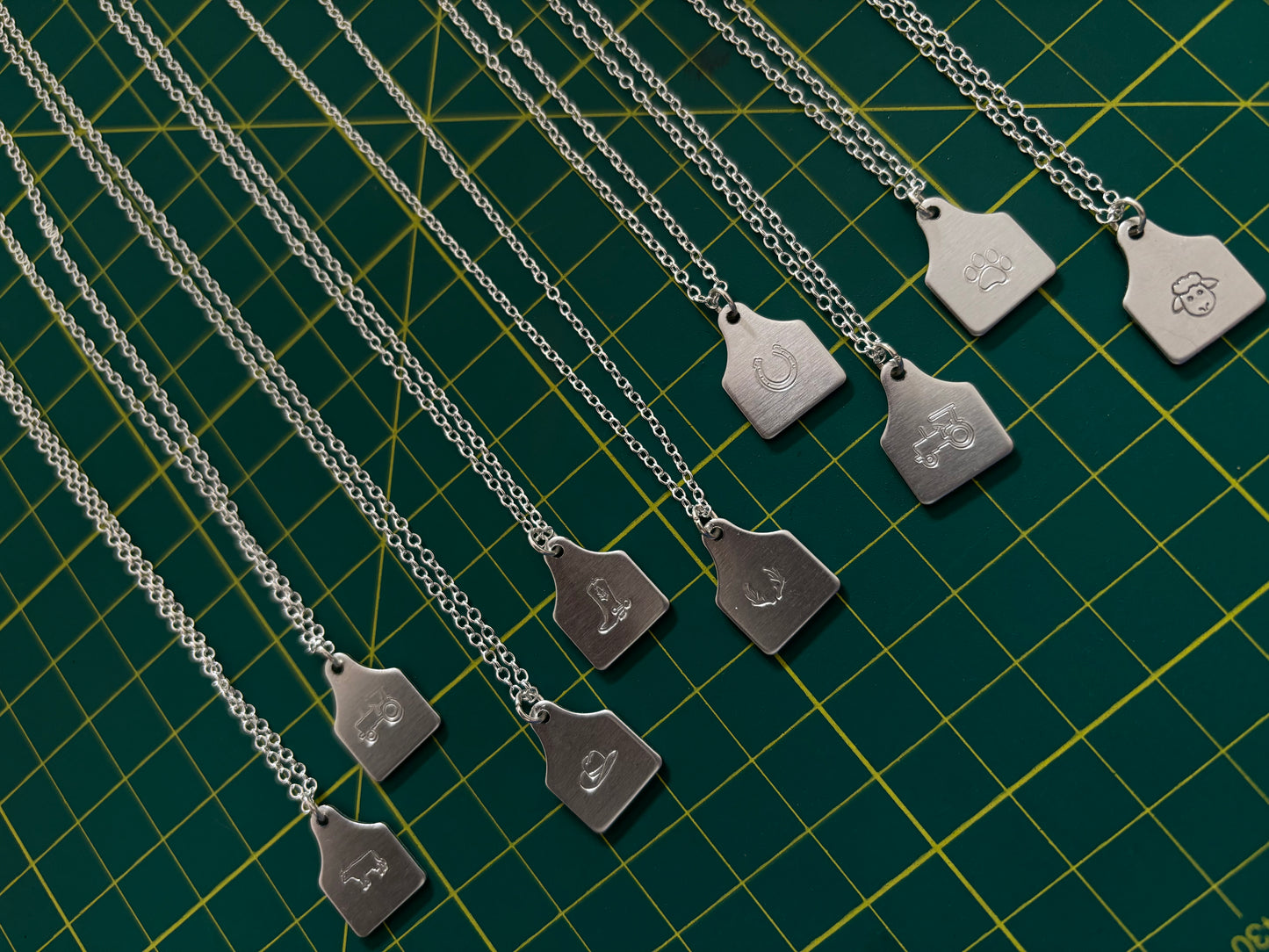 Ear Tag Necklace