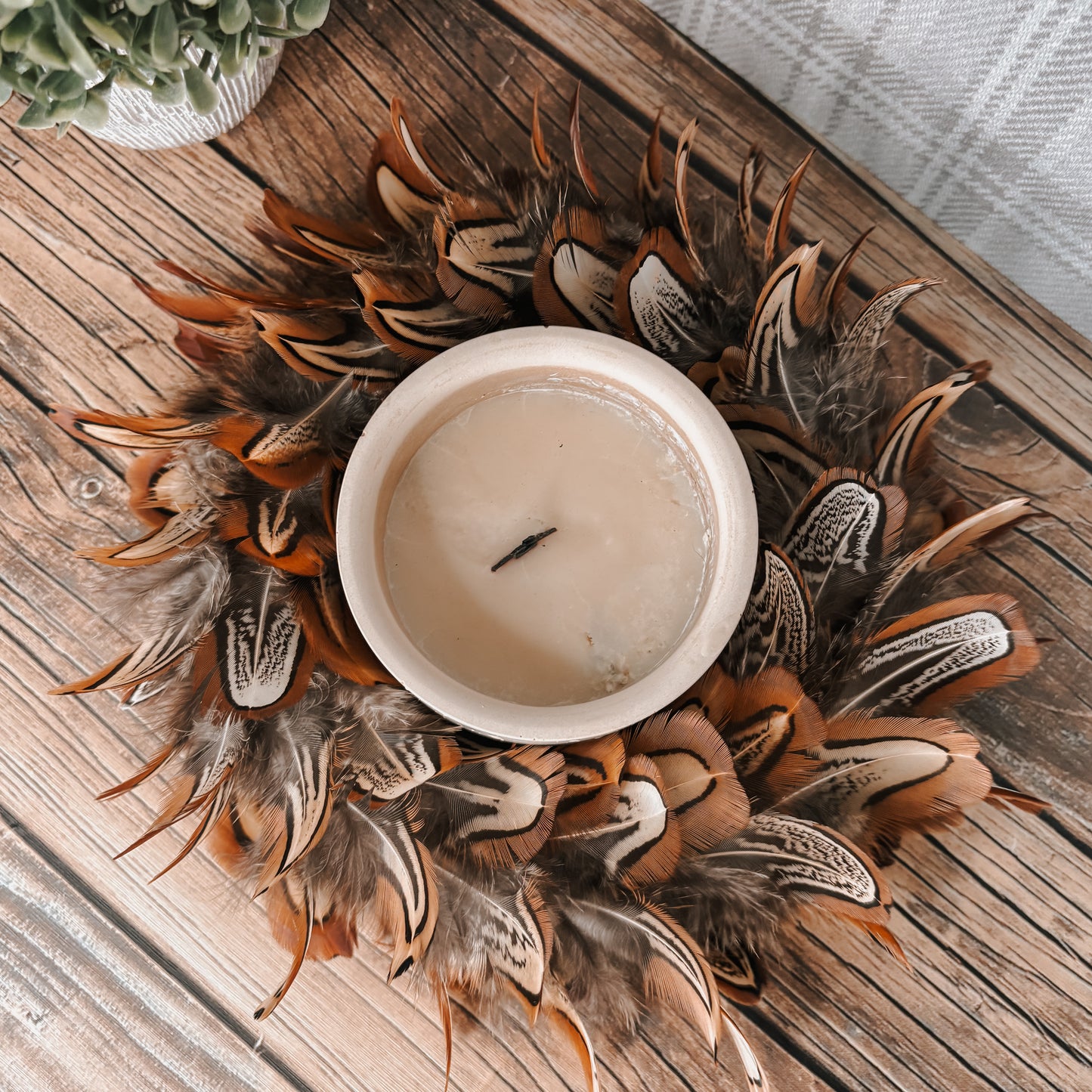 Cock Pheasant Feather Wreath