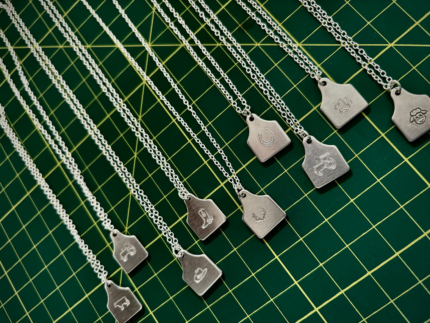 Ear Tag Necklace