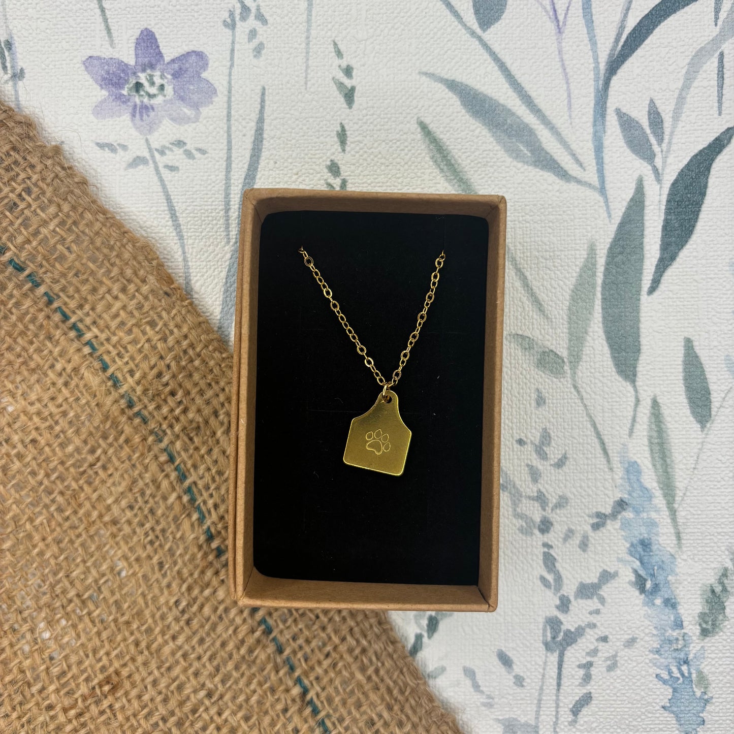 Ear Tag Necklace