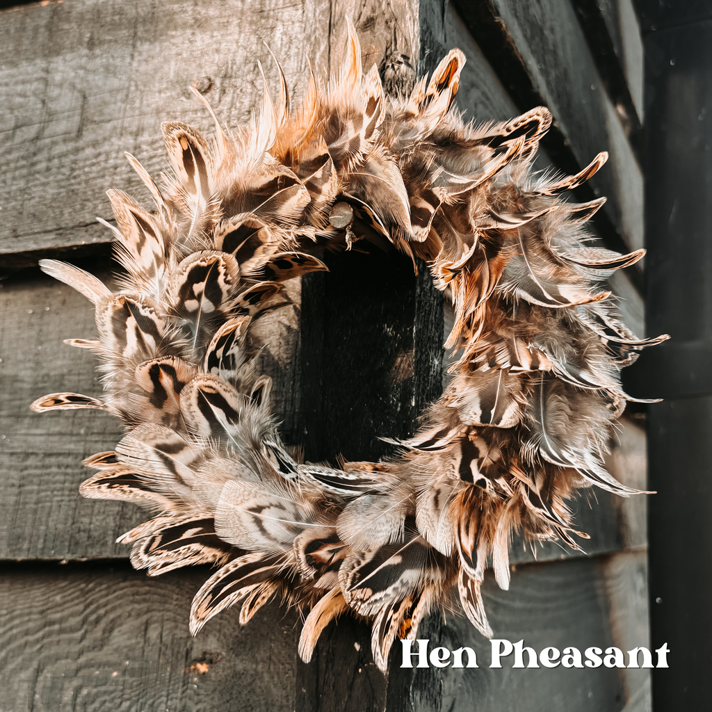 Pheasant & Game Feather Mini Wreaths