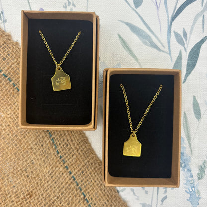 Ear Tag Necklace