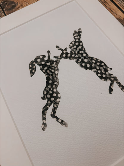 Boxing Hares