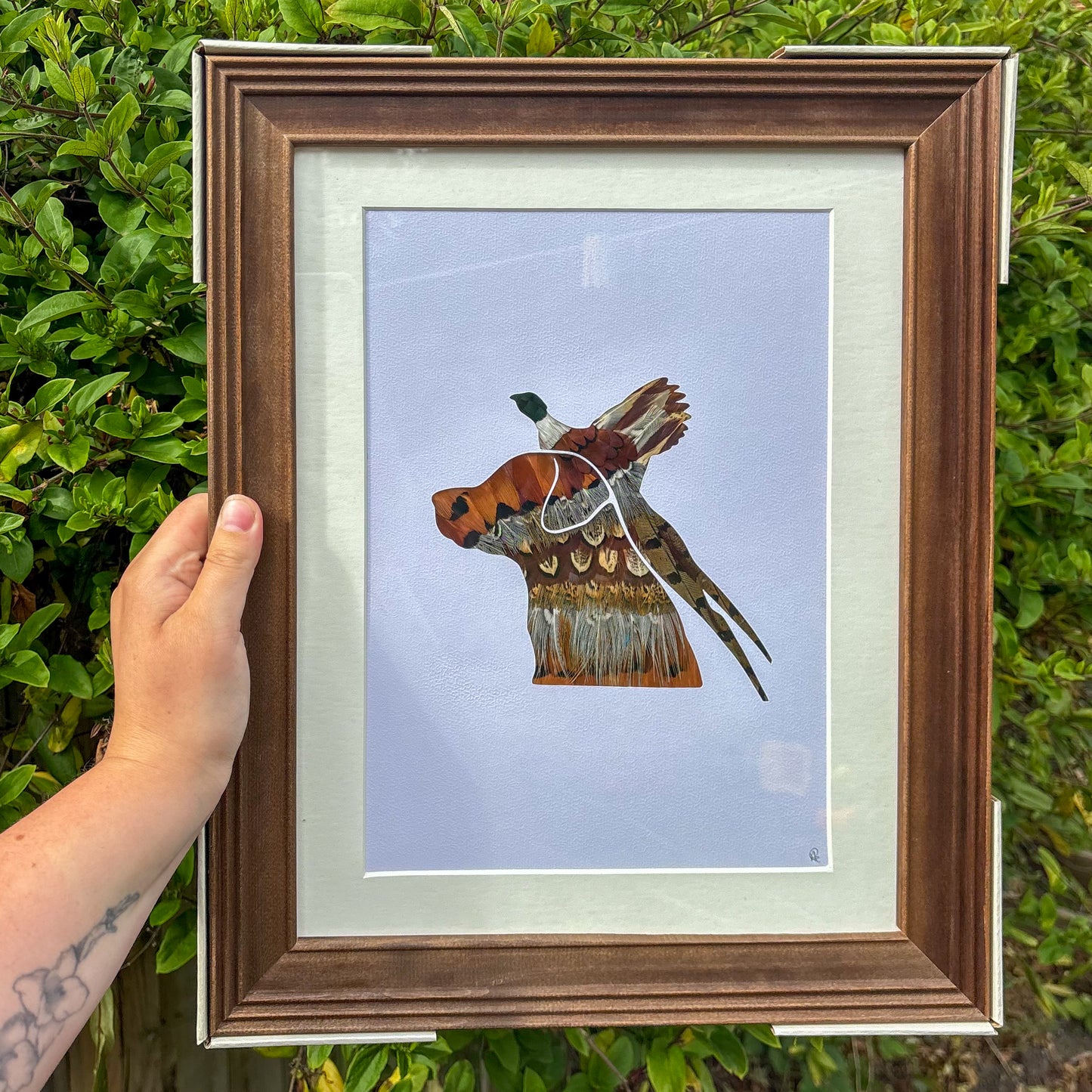 Flying Pheasant & Labrador