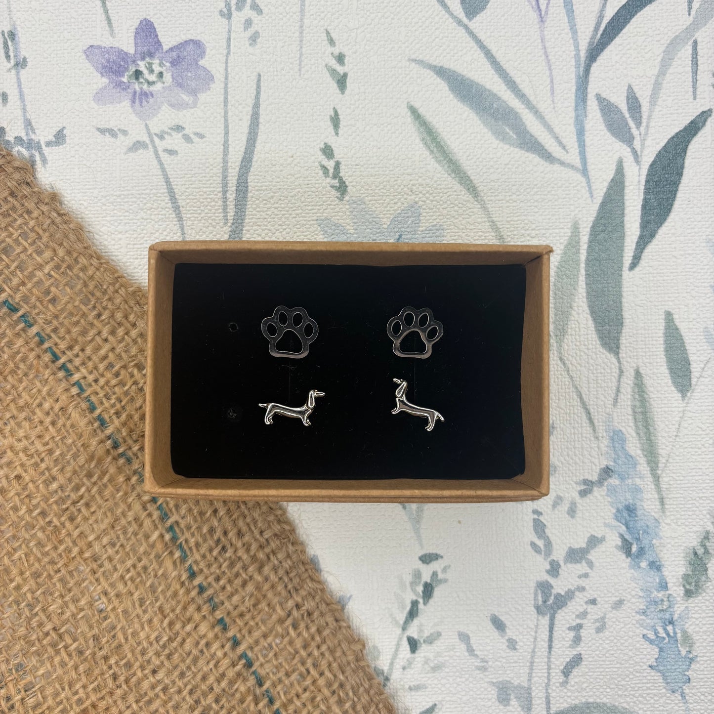 Dachshund Earring Set