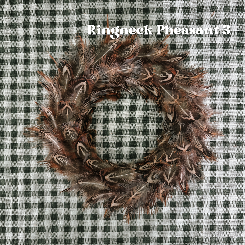 Pheasant & Game Feather Mini Wreaths