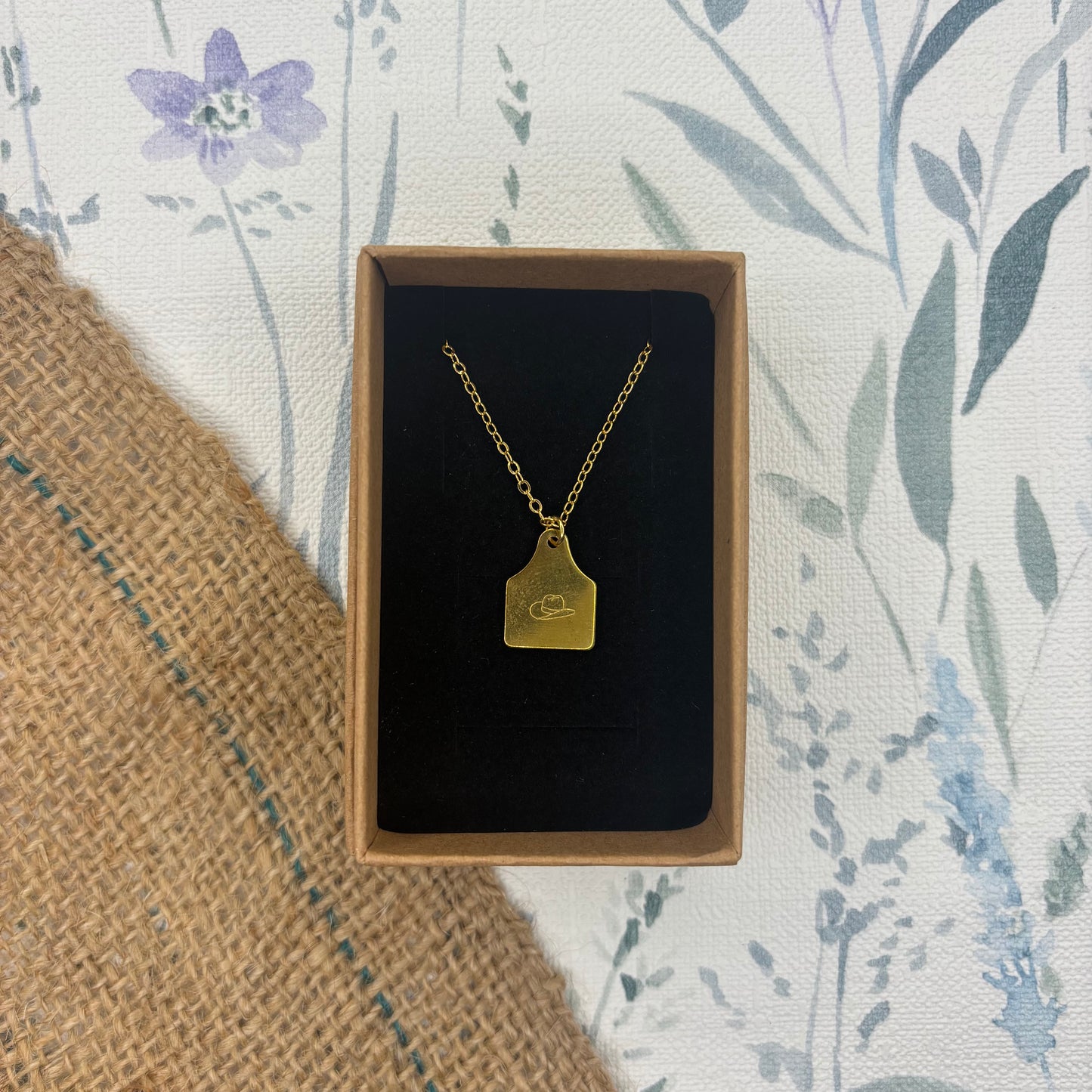 Ear Tag Necklace