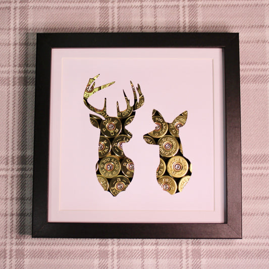 "Stag & Hine" Backed With Spent Shotgun Cartridges