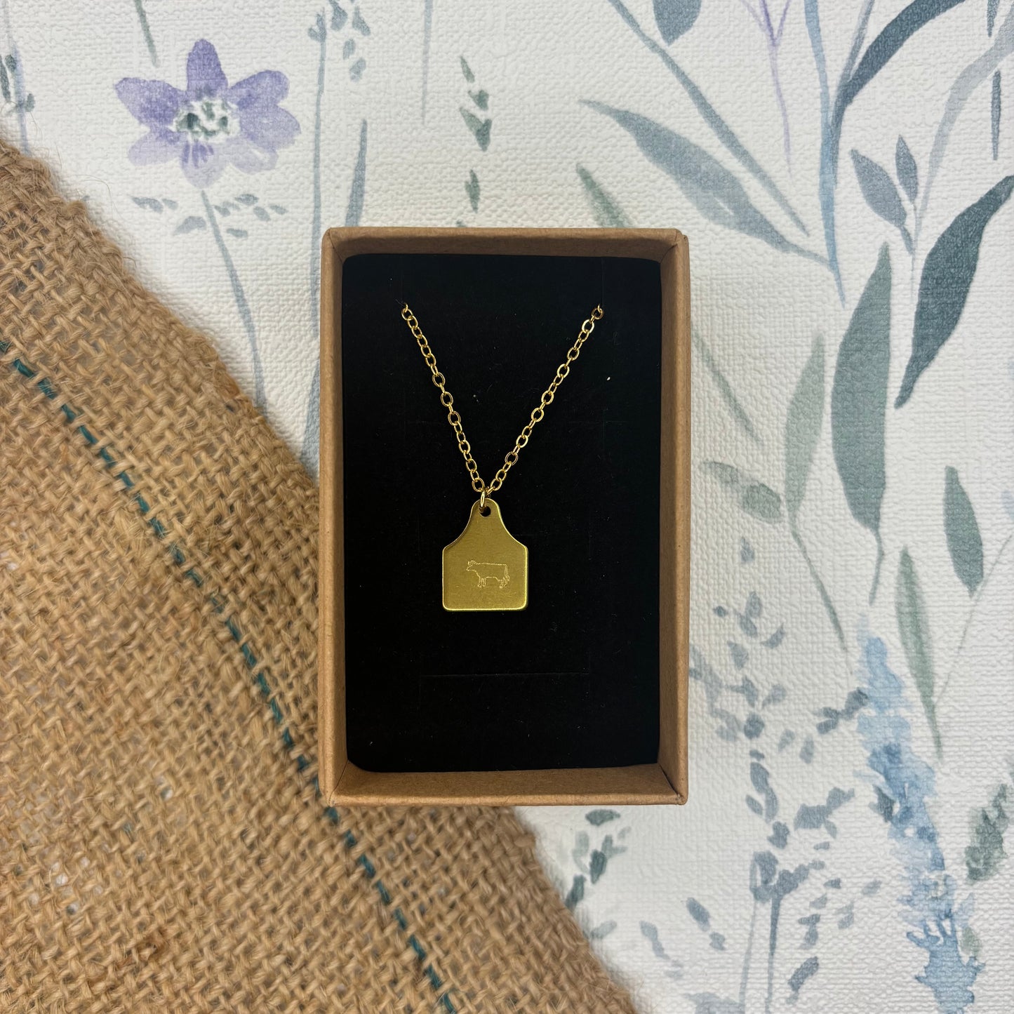 Ear Tag Necklace