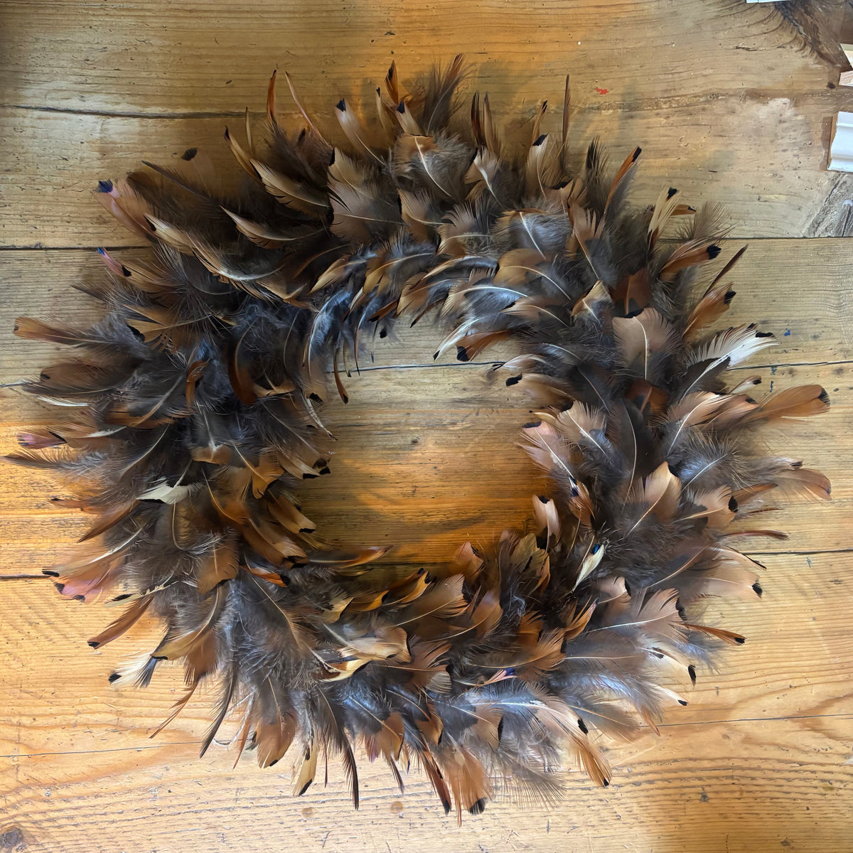 Cock Pheasant Feather Wreath