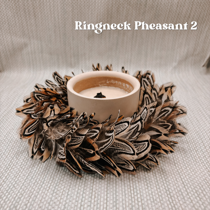 Pheasant & Game Feather Mini Wreaths