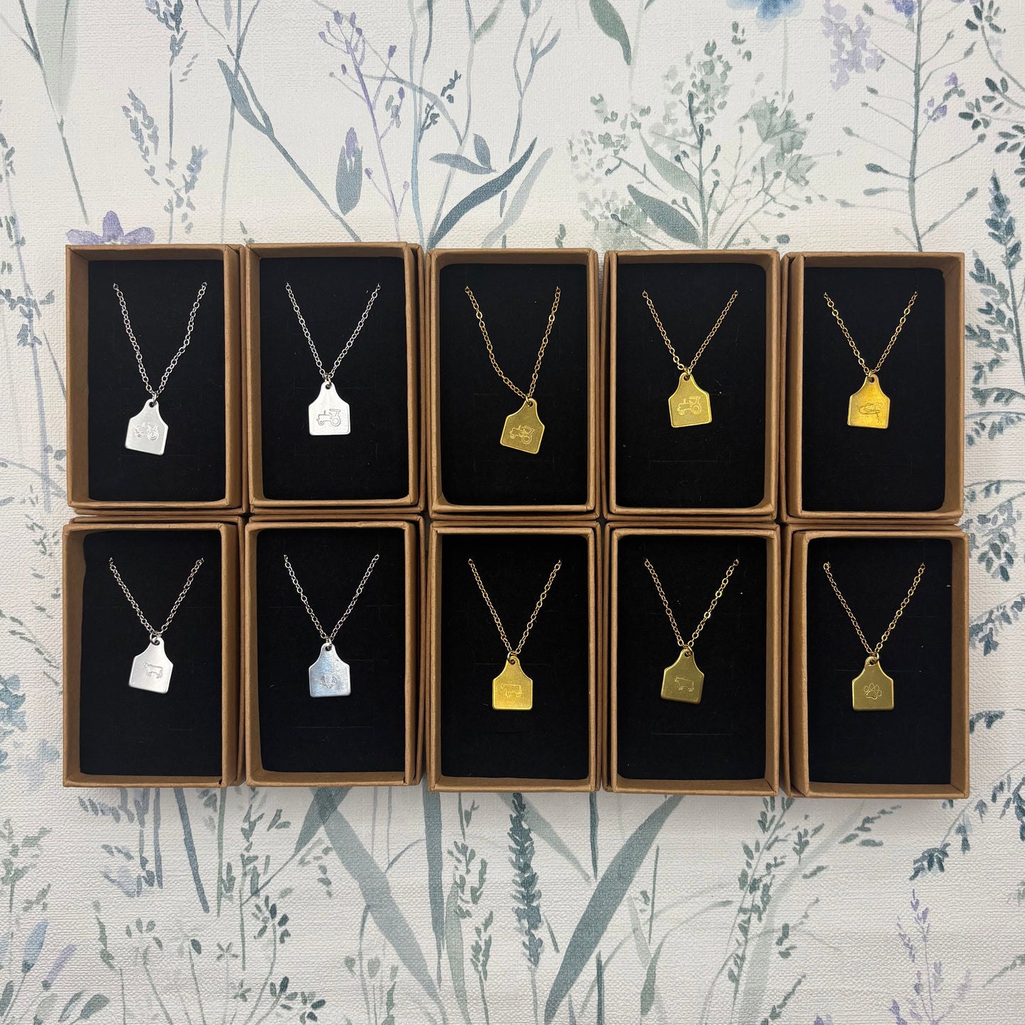 Ear Tag Necklace