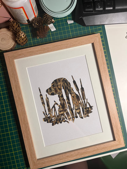 "Winston" Backed With Pheasant Feather