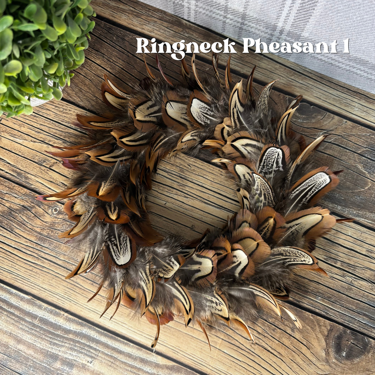 Pheasant & Game Feather Mini Wreaths
