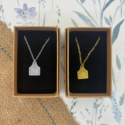 Ear Tag Necklace