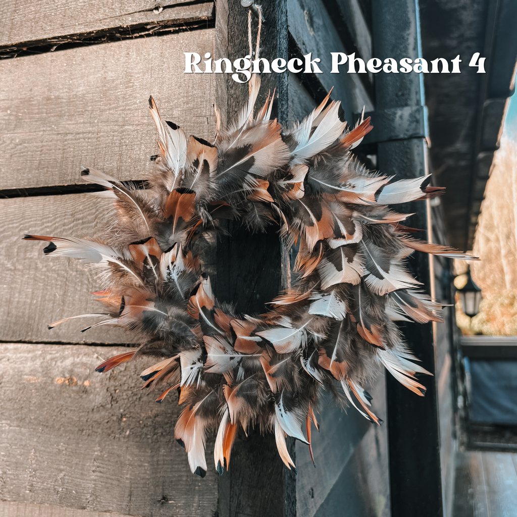 Pheasant & Game Feather Mini Wreaths