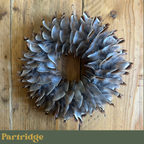 Pheasant & Game Feather Mini Wreaths